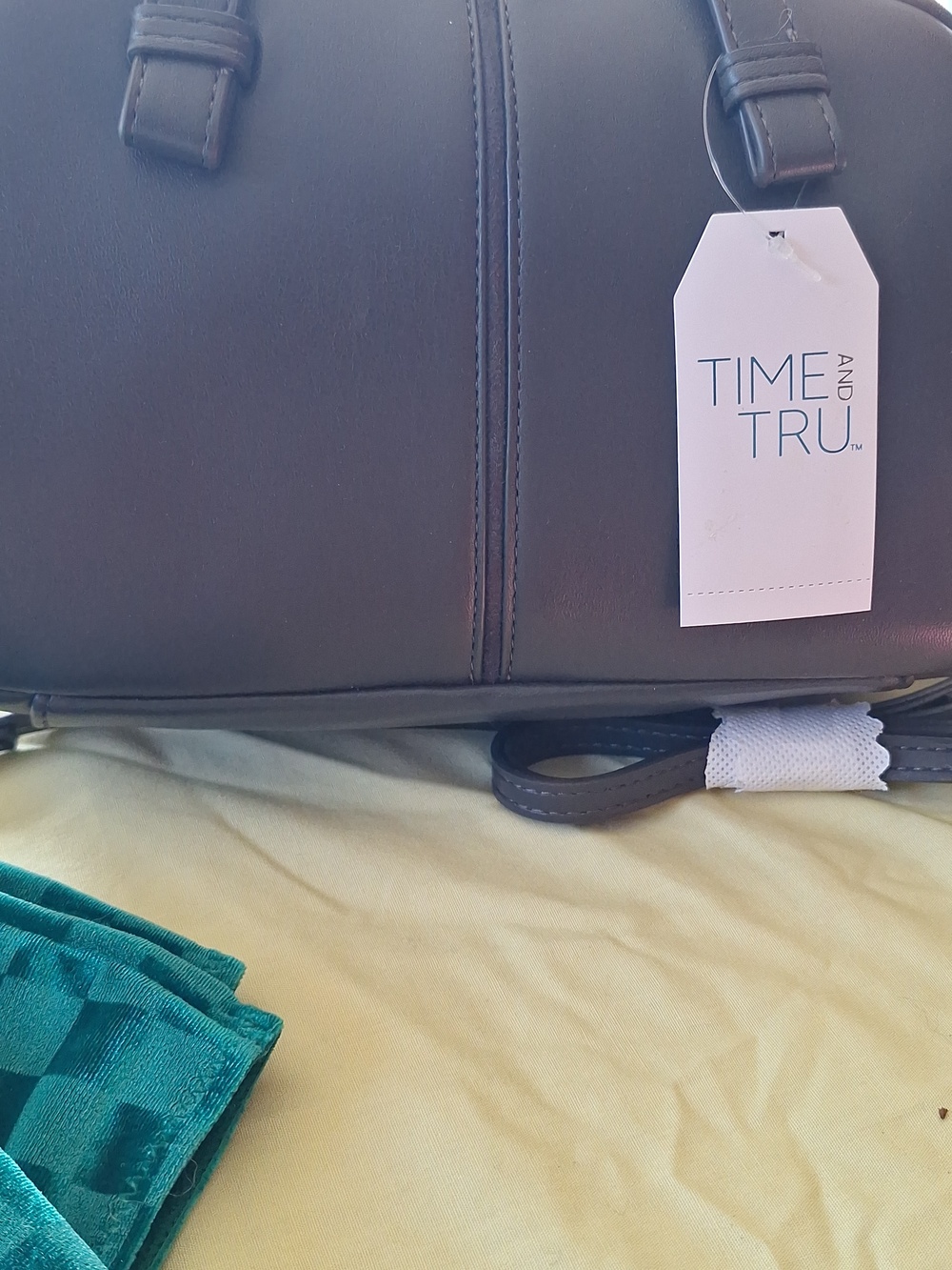 NWT Time and Tru Olive Green Satchel 👜 | Stylish Everyday Bag